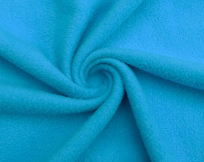 Turquoise 2 Soft Anti-Pill Polar Fleece Fabric: 60" Wide, Sold by The Yard