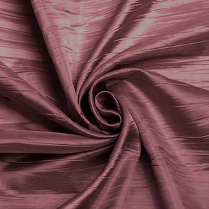Mauve Crushed Taffeta Fabric: 54&quot; Wide Polyester, Sold by The Yard