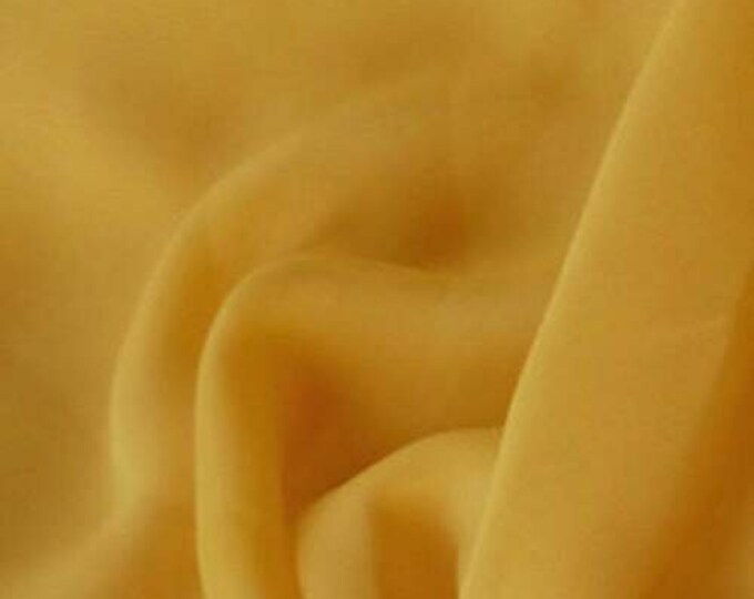Gold Hi Multi Chiffon Fabric, Chiffon Fabric By The Yard 58-60"Inch By The Yard