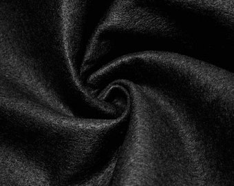 Black Acrylic Felt 72” Wide School Craft Poker Table Fabric Sold By Yard