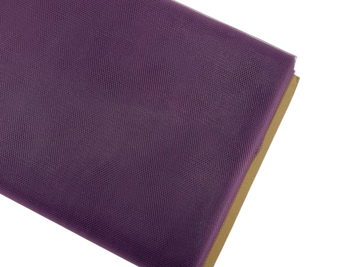 Plum Tulle Fabric Bolt, 40 Yards, Wedding & Decoration