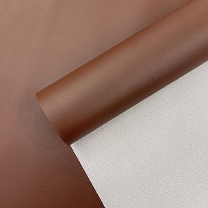 Chocolate Marine Vinyl Fabric Sold By The Yard, Faux Leather Pleather Upholstery-Auto-Boat 54&quot; Width Waterproof PVC Anti-UV Commercial