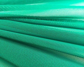 Jade Power Mesh Fabric 60" Wide, Sold By The Yard ( Many Colors ) Free Shipping