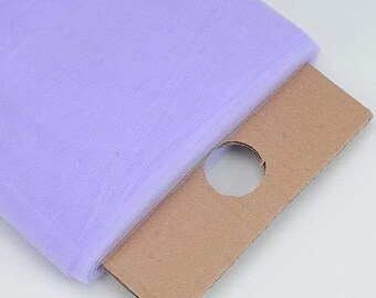 Mia Fabrics Lilac 54"Inches Wide by 40 Yards Long (120 ft) Fabric Tulle Bolt for Wedding and Decoration, Bridal Wedding Tulle