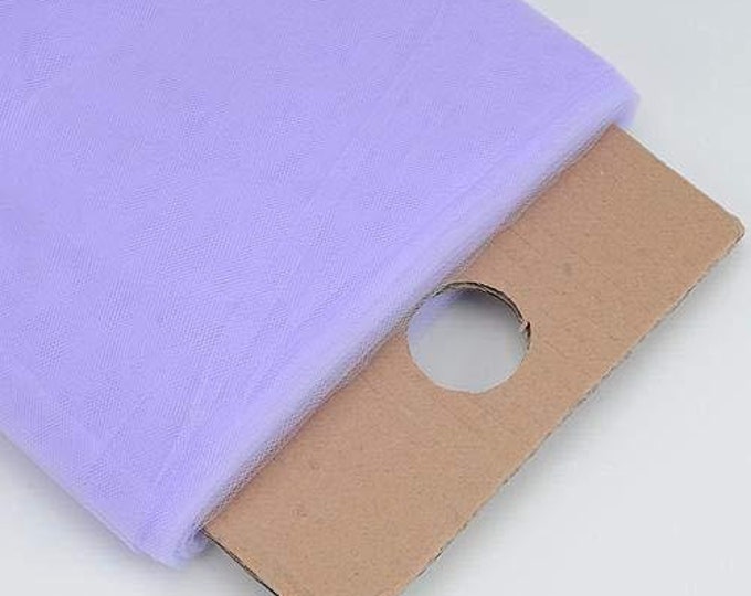 Mia Fabrics Lilac 54"Inches Wide by 40 Yards Long (120 ft) Fabric Tulle Bolt for Wedding and Decoration, Bridal Wedding Tulle