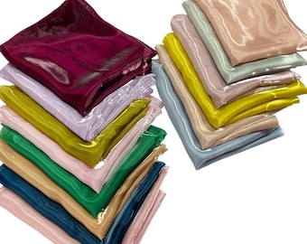 Liquid Organza Fabric: Crystal Reflective Glossy Sheer Organza, 60" Wide By The Yard