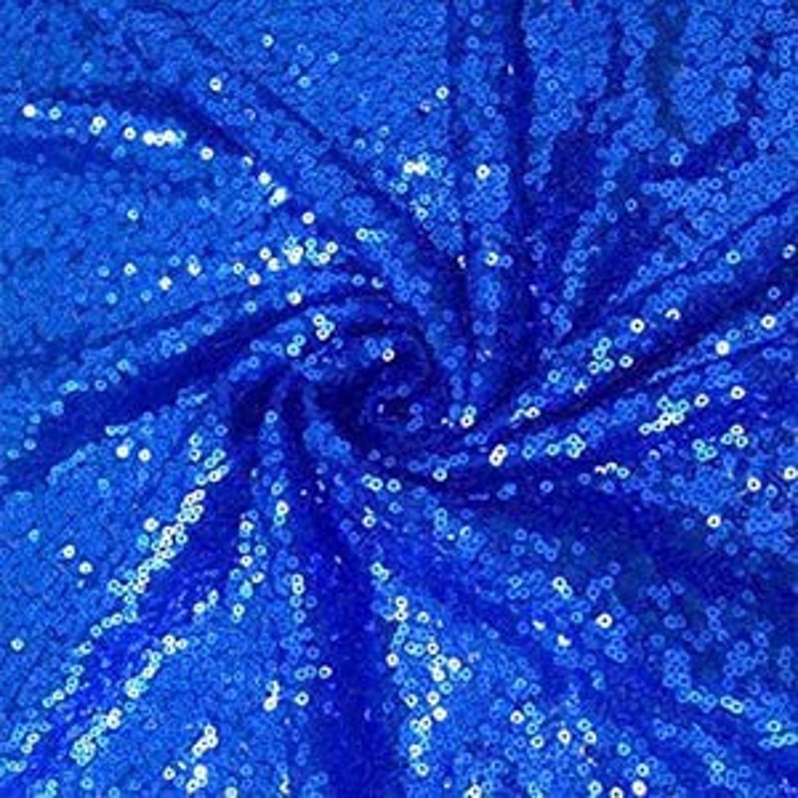 Royal Blue Sequin Fabric Mini Glitz Sequins by the Yard - Etsy