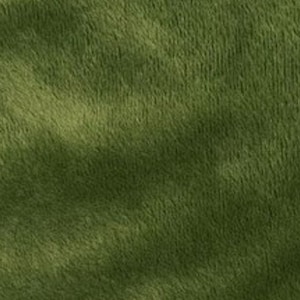 Olive Minky Fabric By The Yard, 60” Wide, Ultra Soft Fabric, 3.mm Pile, Used for Blanket, Mia&#39; Fabrics Inc