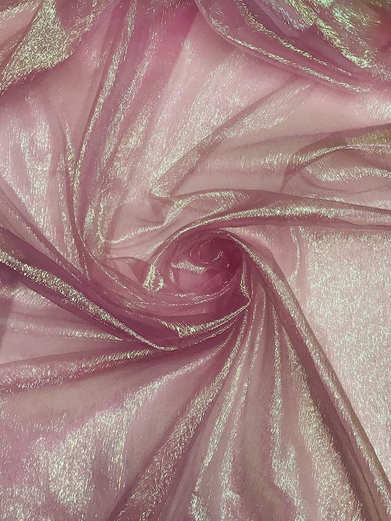 Organza Fabric Rosa Organza Stoff Mia Es Fabrics Inc, Crush