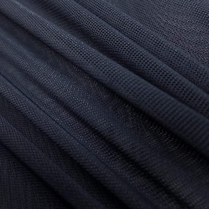 Navy Power Mesh Stoff 60" Breit, verkaufter Massenware (viele Farben) Kostenloser Versand