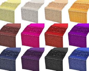 Shiny Sequin Table Runner: Event Table Decor, Pick Color & Size