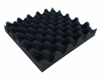 2.5" Acoustic Foam Egg Crate Panel: Studio Soundproofing
