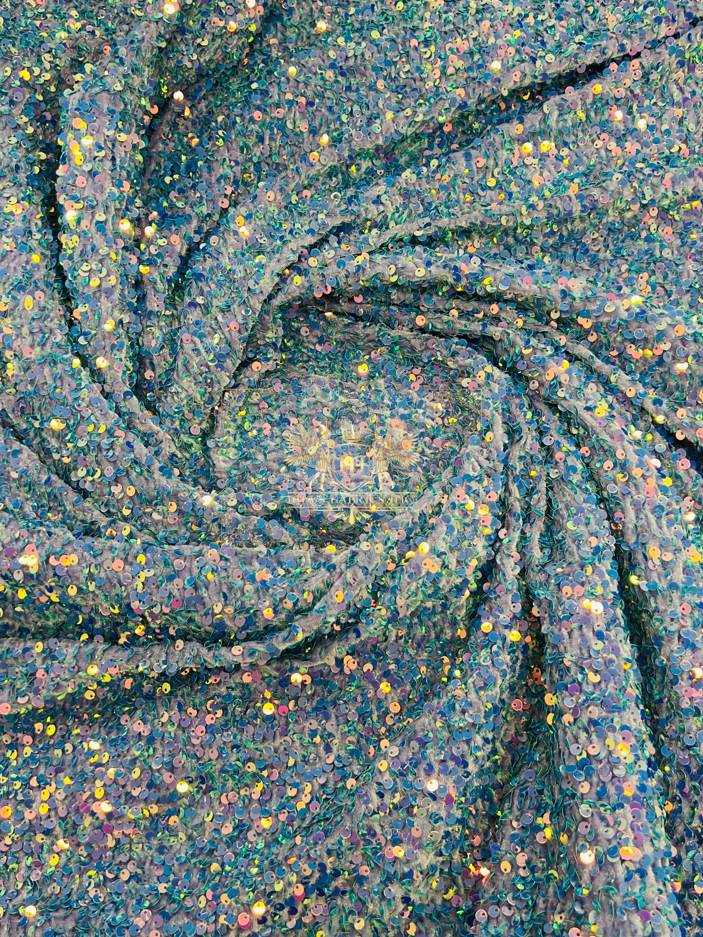 Velvet Sequin Fabric