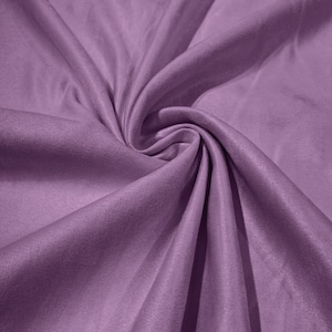 58" Faux Micro Suede Fabric - Lavender - Polyester Micro Suede Fabric for Upholstery / Crafts / Costume Sold By The Yard