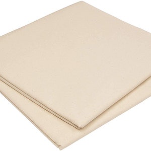 Mia&#39;s Fabrics Inc, 100% Cotton Muslin Fabric Unbleached 45&quot; Wide, Natural Color By The Yard
