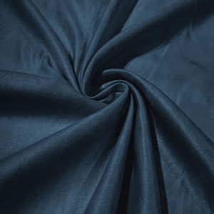58" Faux Micro Suede Fabric - Coppen Blue - Polyester Micro Suede Fabric for Upholstery / Crafts / Costume Sold By The Yard