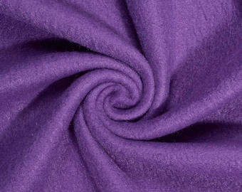 Purple Soft Anti-Pill Polar Fleece Fabric: 60" Wide, Sold by The Yard