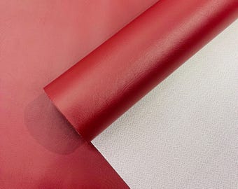 Burgundy Marine Vinyl Fabric: Waterproof, Anti-UV, 54" Wide - Sold By The Yard
