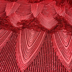 Red Sequin Fringe 
