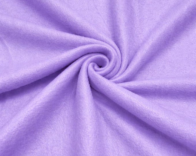 Lavender Soft Anti-Pill Polar Fleece Fabric: 60" Wide, Sold by The Yard
