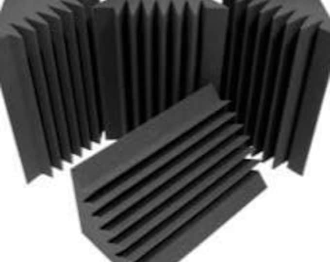 Acoustic Foam Bass Trap: 12x12x24 Sound Dampening - Made in USA