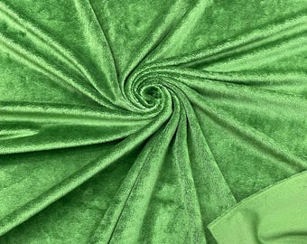 Mint Green Minky Fabric By The Yard, Ultra Soft Fabric, 3.mm Pile, 2 Way Stretch Minky Fabric, 60” Wide Used for Blanket