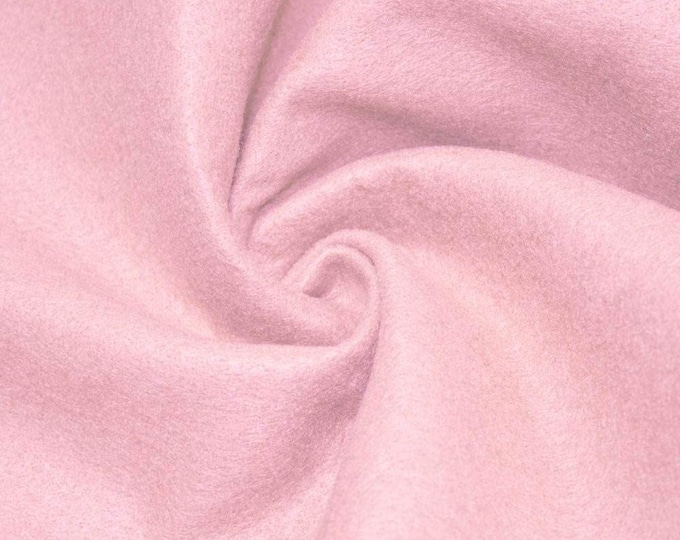 Baby Pink Acrylic Felt 72” Wide School Craft Poker Table Fabric Sold By Yard