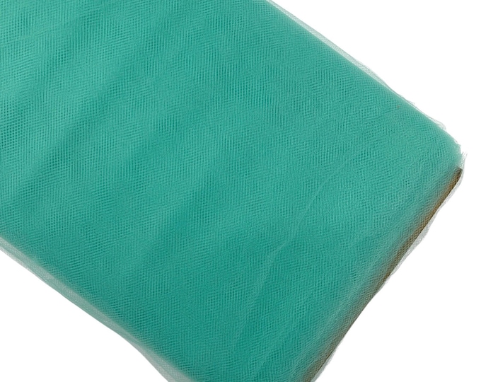 Jade Tulle Fabric Bolt 54" Wide, 40 Yards - Wedding & Decoration