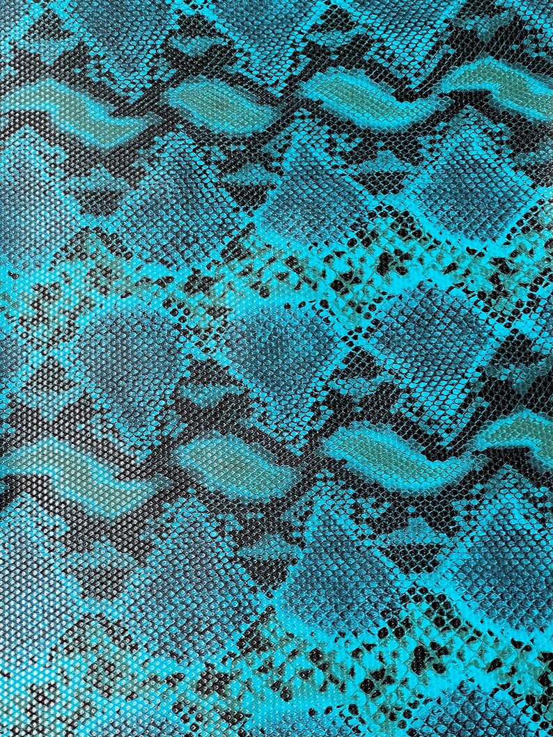 Carribean Python Snake Vinyl Fabric by the Yard Upholstery - Etsy