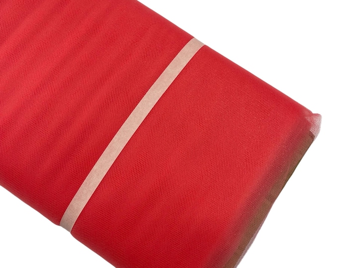 Coral Tulle Fabric Bolt: 54" Wide, 40 Yards - Wedding & Decoration