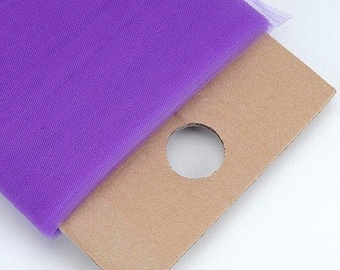 Mia Fabrics Purple 54"Inches Wide by 40 Yards Long (120 ft) Fabric Tulle Bolt for Wedding and Decoration, Bridal Wedding Tulle