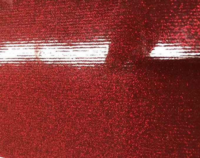 Burgundy Metallic Vinyl Faux Fake Leather Sparkle Glitter Fabric - 54" Width Sold By The Yard Accessories Glossy Upholster