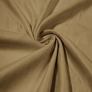 58&quot; Faux Micro Suede Fabric - Camel - Polyester Micro Suede Stof voor Bekleding / Ambachten / Kostuum Verkocht op maat gesneden