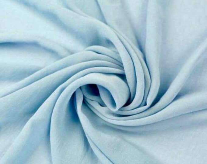 Spandex Chiffon-2 Way Slight Stretch Chiffon Fabric, Imitation Silk 58/60" {Choose quantity}