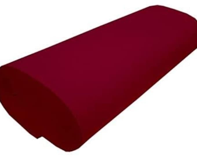 Burgundy Acrylic Felt 72” Wide School Craft Poker Table Fabric Sold By Yard