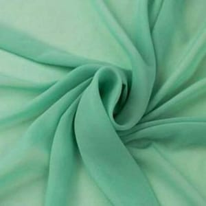 Mint Chiffon Stoff: 58-60 "breite, schiere Bekleidungsstoff Meterware