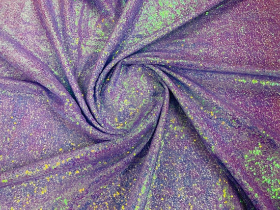 Purple Mini Glitz Sequin Fabric