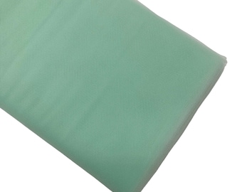 Mint Tulle Fabric Bolt: 54" Wide, 40 Yards - Wedding & Decoration