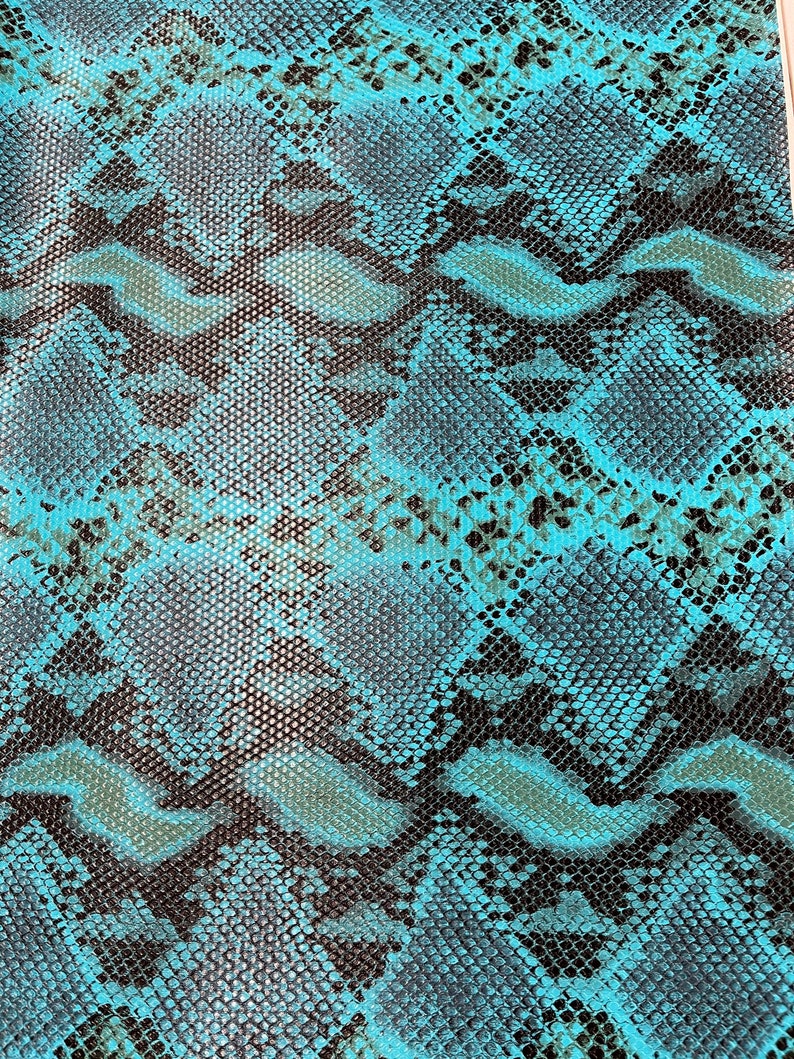 Carribean Python Snake Vinyl Fabric by the Yard Upholstery - Etsy