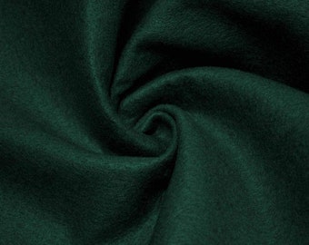 Hunter Green Acrylic Felt 72” Wide School Craft Poker Table Fabric Sold By Yard