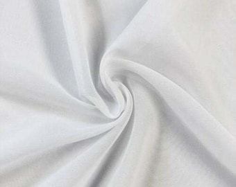 Spandex Chiffon-2 Way Slight Stretch Chiffon Fabric, Imitation Silk 58/60" {Choose quantity}