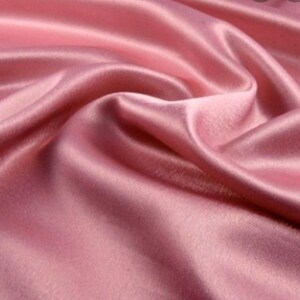 Altrosa Stretch Imitation Seidensatin Charmeuse - 2-Wege-leichte Stretch- 58/60 &quot;- (Wählen Sie die Menge)