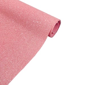 Pink Chunky Glitzer Vinyl | Bastelstoff vinyl stoff | Verkaufter Lagerbestand - Vinyl Glitzer Glitzer Stoff 150cm Breit Glitzer Vinyl