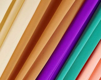 Spandex Chiffon-2 Way Slight Stretch Chiffon Fabric, Imitation Silk 58/60" {Choose quantity}