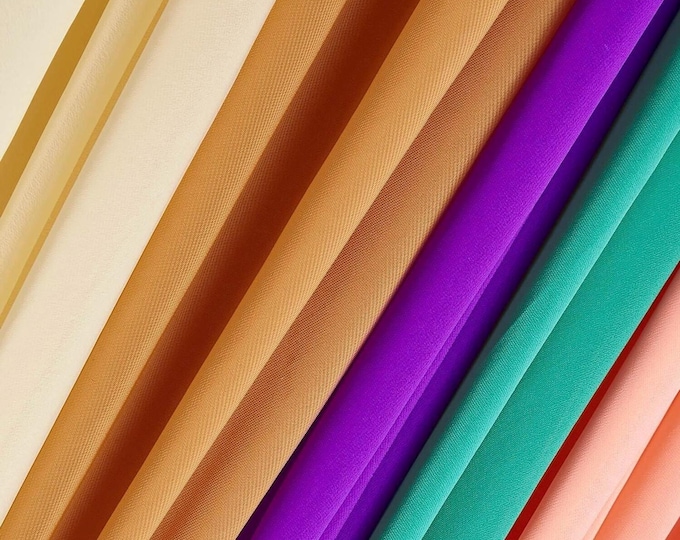 Spandex Chiffon-2 Way Slight Stretch Chiffon Fabric, Imitation Silk 58/60" {Choose quantity}