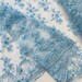 SKY-BABY BLUE DIVA DESIGN EMBROIDERY WITH HEAVY BEADED ON A MESH-SOLD BY YARD. main image 0