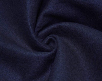 Navy Acrylic Felt 72” Wide School Craft Poker Table Fabric Sold By Yard