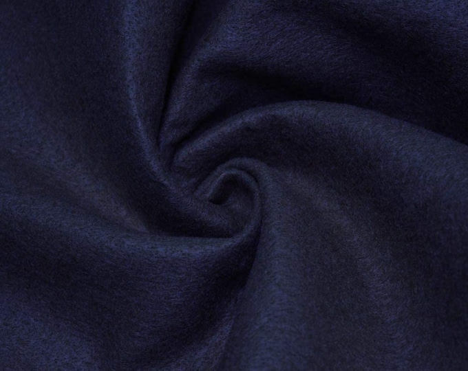 Navy Acrylic Felt 72” Wide School Craft Poker Table Fabric Sold By Yard