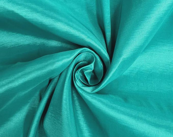 Tiffi Blue Taffeta Stretch Fabric 2-Way Stretch, Spandex Polyester 58" Wide Sold by The Yard