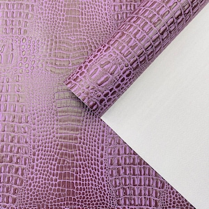 Purple Crocodile Marine Vinyl Fabric: Waterproof Outdoor Upholstery